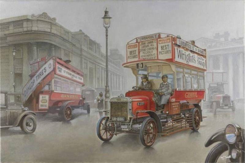 Type B Bus, LGOC, London, Early 1914 von Roden