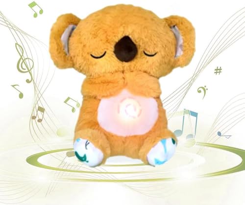 Evoraco Soothing Koala Bear, Evoraco The Relief Koala Bear Breathing, Arrily Calming Otter, with Sensory Details Music Lights & Rhythmic Breathing Motion,F von Roeiiow