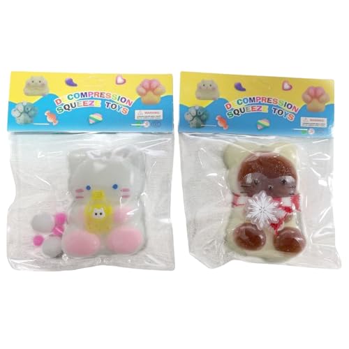 2 Stück Cat Paw Squishy,Squishy Pfote,Katzenpfoten Squishy,Squeeze Toy,Süße Katzenpfoten Quetschspielzeuge,Süße Weiche Katzenpfoten Quetschspielzeuge,Mädchen und Jungen zum Entspannen von Roinaid