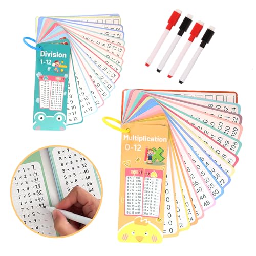 30 Seiten 1x1 Lernkarten 1x1 Poster Lernkarten Mathematik für Multiplikation und Division mit 2 Roten Löschbaren Stift + 2 Schwarzen Löschbaren Stift +2 Aufbewahrungsring 30 Seiten 1x1 Lernkarten 1x1 Poster Lernkarten Mathematik für Multiplikation und Division mit 2 Roten Löschbaren Stift + 2 Schwarzen Löschbaren Stift +2 Aufbewahrungsring von Roinaid