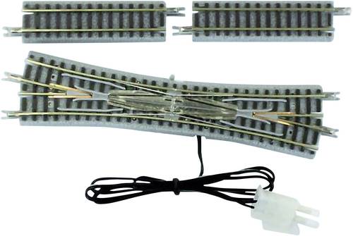 Rokuhan 7297035 Z Gleis (mit Bettung) Doppelkreuzungsweiche 112.8mm 13° 1St. von Rokuhan