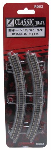 Rokuhan Z Gauge Rail Curve R195mm R002 45 A?? by by von Rokuhan