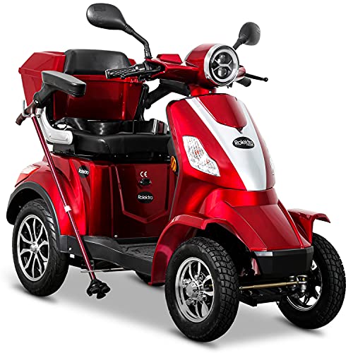 Rolektro E-Quad 15 V.2-15 km/h Elektromobil 4-Rad - Seniorenmobil mit 50 km Reichweite - 1000W E-Mobil mit Zulassung von Rolektro