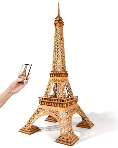 Rolife 3D Puzzle Eiffelturm Plus Holzmodellbausätze zum Bauen für Erwachsene Besondere Weihnachtsbaum Kreatives Geschenk für Erwachsene und Kinder von Rolife