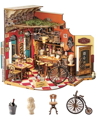 Rolife Miniatur Haus - Mini Haus Selber Bauen Cheers Bar, Puppenhaus Tiny House Bausatz 3D Puzzle Book Nook für Erwachsene Jugendliche Rolife Miniatur Haus - Mini Haus Selber Bauen Cheers Bar, Puppenhaus Tiny House Bausatz 3D Puzzle Book Nook für Erwachsene Jugendliche von Rolife