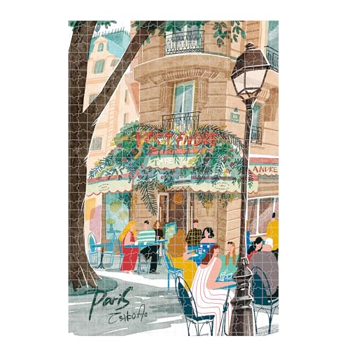 Rolife Puzzle 1000 Teile Erwachsene 50 x 75 cm Blaue Pappe Kinder Jigsaw Puzzle ab 8 Jahre Kinderpuzzle für Mädchen Jungen Weihnachten Geschenk (Leisure in Paris) von Rolife