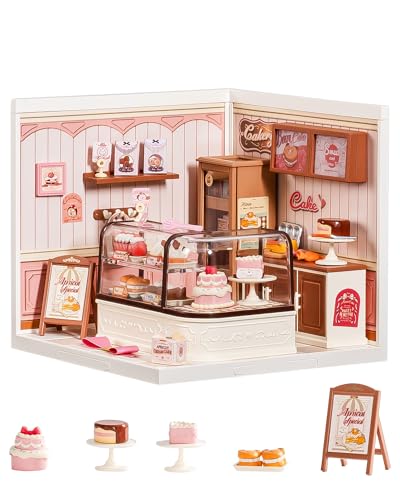Rolife Super Creator Tasty Cake Shop, DIY Miniaturhaus Bausätze mit Licht, Puppenhaus für Sammelfiguren, Modellbau-Kit für Erwachsene & Kinder ab 8 +, perfektes Weihnachts- und Geburtstagsgeschenk Rolife Super Creator Tasty Cake Shop, DIY Miniaturhaus Bausätze mit Licht, Puppenhaus für Sammelfiguren, Modellbau-Kit für Erwachsene & Kinder ab 8 +, perfektes Weihnachts- und Geburtstagsgeschenk von Rolife