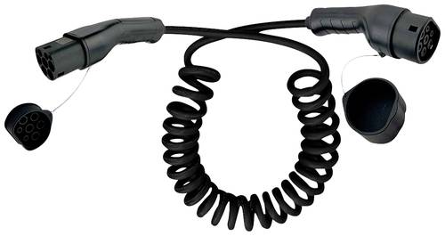 Roline 19080033 eMobility Ladekabel 3m IP65, Flammwidrig, Spiralkabel von Roline