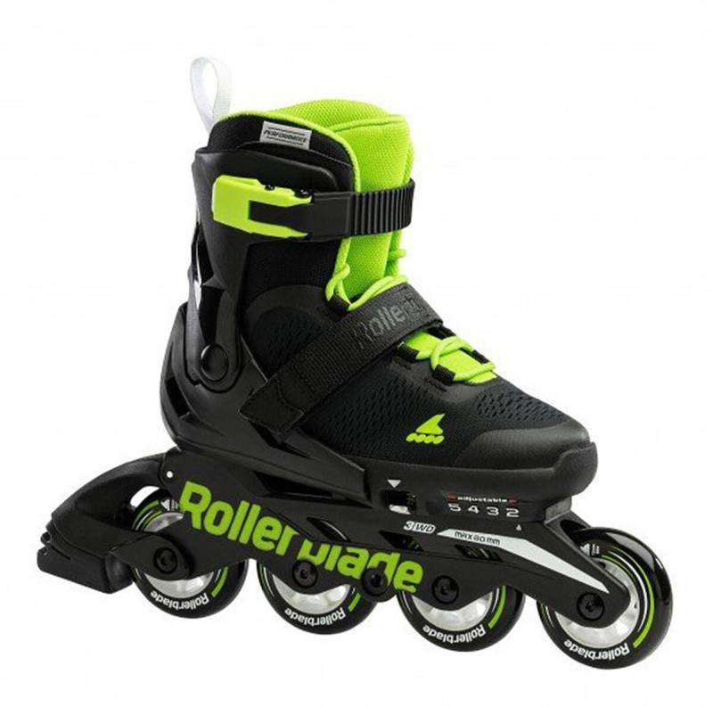 ROLLERBLADE MICROBLADE Black/Green, 33-36 von Rollerblade