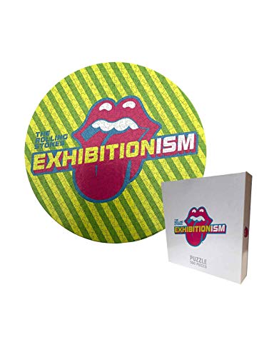 500 Piece Puzzle Exhibitionism Round von Rolling Stones