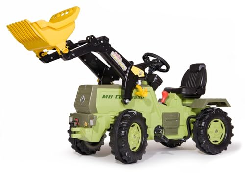 Rolly Toys rolly Farmtrac MB 1500 (für Kinder von 3 bis 8 Jahren, Sitz verstellbar, Flüsterreifen) 046690, grün von Rolly Toys