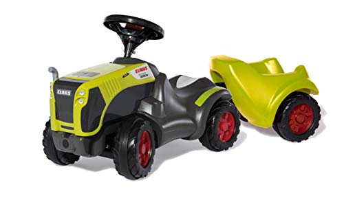 Rolly Toys 13 588 2 Babyrutscher Claas Xerion mit rollyMinitrac Anhänger (Rutschfahrzeug mit Trailer, für Kinder von 1,5-4 Jahre, Ablagefach unter Motorhaube, Flüsterlaufreifen) 135882 von Rolly Toys