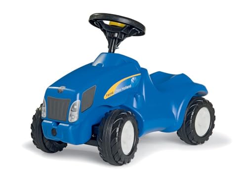 Rolly Toys rollyMinitrac NH T6010 (für Kinder von 1,5 - 4 Jahre, Ablage unter Motorhaube, Flüsterlaufreifen) 132089 von Rolly Toys