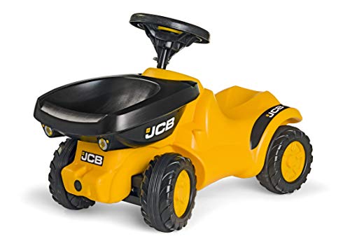 rolly toys | rollyMinitrac Dumper JCB | Minitrac Tractor with Squeaky horn and Tipping Dumper | 135646, Yellow, 63.0 x 41.0 x 30.0 cm von Rolly Toys