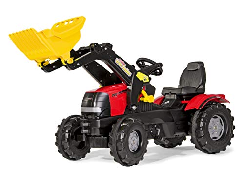 Rolly Toys Traktor / rollyFarmtrac Case Puma CVX 240 (inkl. rollyTrac Lader, für Kinder im Alter von 3 – 8 Jahre, verstellbarer Sitz) 611065 von ROLLY TOYS