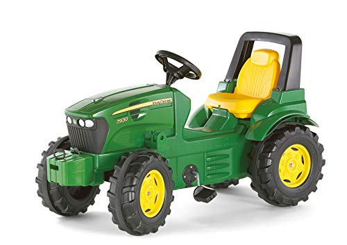 Rolly Toys rollyFarmtrac John Deere 7930 (Sitz verstellbar, Flüsterlaufreifen, Alter 3-8 Jahre, Front- und Heckkupplung, Tretfahrzeug für Kinder) 700028 von Rolly Toys