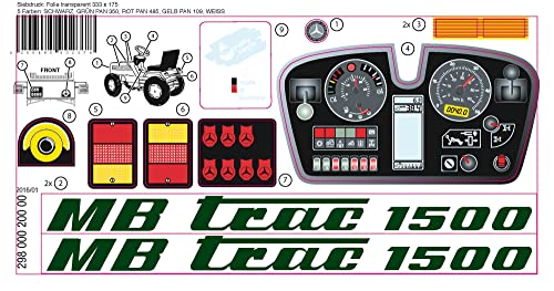 Rolly Toys Aufklebersatz für MB-Trac von Rolly Toys