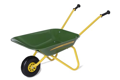 Rolly Toys John Deere Kinderschubkarre (Schubkarre; Metallschüssel; Kunststoffgriffe; Kinder ab 2,5 Jahre) 271986 von Rolly Toys