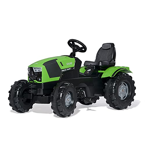 Rolly Toys rollyFarmtrac Deutz-Fahr 5120 (für Kinder im Alter von 3 – 8 Jahre, Sitz verstellbar, Flüsterlaufreifen) 601240, 106.0 x 60.0 x 53.0 cm von Rolly Toys