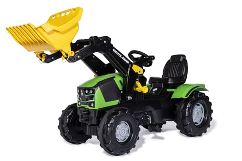 Rolly Toys rollyFarmtrac DEUTZ-FAHR (Trettraktor für Kinder, von 3 bis 8 Jahren, verstellbarer Sitz, Spielfahrzeug) 611201 von ROLLY TOYS