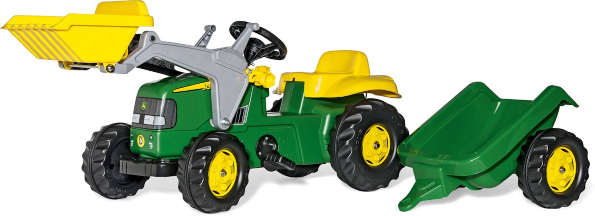 Rolly Toys Trettraktor mit Lader und Anhänger John Deere von Rolly Toys