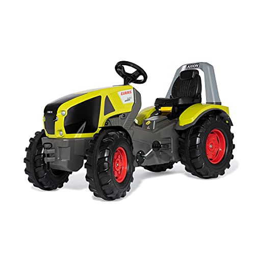 Rolly Toys Trettraktor rollyX-Trac Premium Claas Axion 940 (für Kinder von 3-10 Jahre, Flüsterlaufreifen) 640089, Groß, grün von Rolly Toys