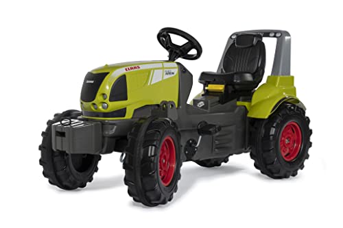 Rolly Toys rollyFarmtrac Claas Arion 720064 (für Kinder von 3-8 Jahren, Sitz längen-und höhenverstellbar, Flüsterlaufreifen, Front-und Heckkupplung), grün von Rolly Toys