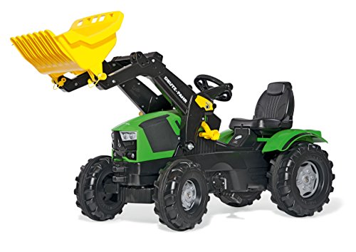 Rolly Toys rollyFarmtrac DEUTZ-FAHR (Trettraktor für Kinder, von 3 bis 8 Jahren, verstellbarer Sitz, Spielfahrzeug) 611201 von ROLLY TOYS