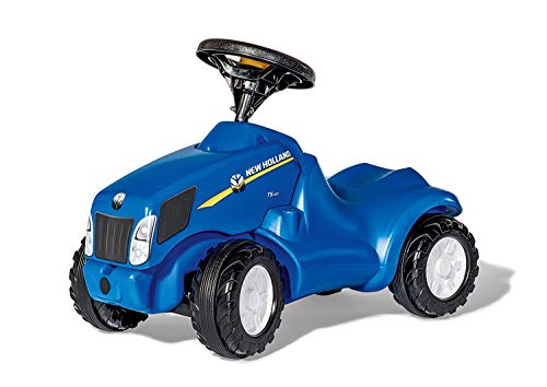 Rolly Toys rollyMinitrac NH T6010 (für Kinder von 1,5 - 4 Jahre, Ablage unter Motorhaube, Flüsterlaufreifen) 132089 von Rolly Toys