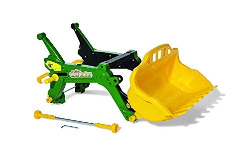 Rolly Toys rollyTrac Lader Premium (Frontlader grün, für Kinder von 3-10 Jahre, Zubehör für Kindertraktoren) 408955 von Rolly Toys