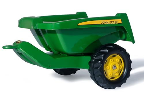 Rolly Toys John Deere Anhänger (rollyKipper II Hänger; Kippfunktion; Kinder ab 2,5 Jahre) 128822 von rollytoys