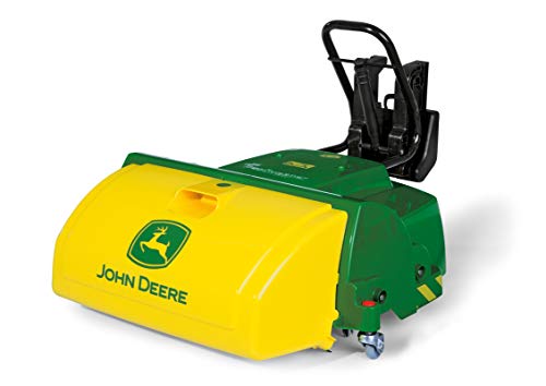 Rolly Toys 409716 rollyTrac Sweeper John Deere, Kehrmaschiene für Traktor rollyJunior, rollyFarmtrac, rollyFarmtrac Classic, rollyFarmtrac Premium, rollyX-Trac, rollyTruck (Unimog), ab 3 Jahren von ROLLY