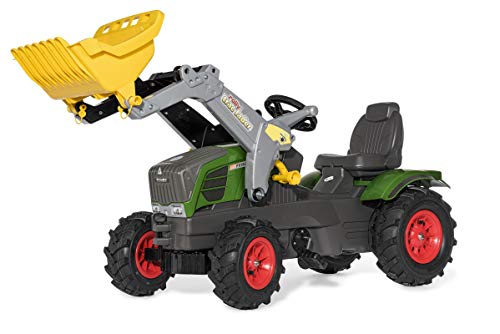 Rolly Toys rollyFarmtrac Fendt Vario 211 (Sitz verstellbar, Luftbereifung, Alter 3-8 Jahre, Front- und Heckkupplung) 611089, 142 cm × 53 cm × 81 cm, grün von Rolly Toys