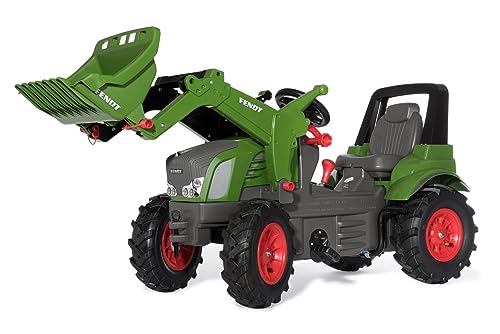 Rolly Toys Trettraktor rollyFarmtrac Fendt 939 Vario inkl. rollyTrac Lader (Zweigangschaltung, Handbremse, für Kinder 3-8 Jahre, Verstellbarer Sitz, Traktor mit Luftbereifung) 710294 von Rolly Toys