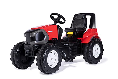 Rolly Toys Trettraktor/Tretfahrzeug rollyFarmtrac Premium Lintrac (für Kinder von ca. 3-8 Jahren, mit Überrollbügel und Flüsterlaufreifen) 720071 von ROLLY TOYS