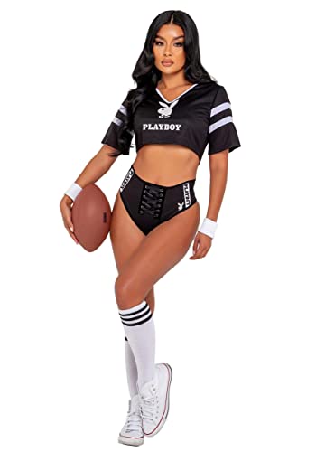 Playboy Women's Football Fancy Dress Costume Small von Roma Costume