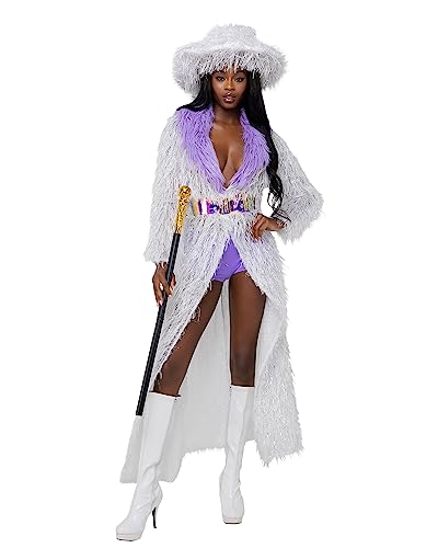 Roma Costume 4 Stück High Roller Lady Pimp - Large von Roma Costume