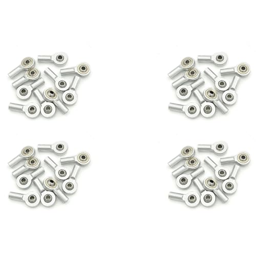 Ronlok 40 Stücke Metall M2 Spurstangenkopf Kugelgelenk Kugelkopf für Mini 4WD RC Auto Lastwagen Crawler Boot Flugzeug,3 Ronlok 40 Stücke Metall M2 Spurstangenkopf Kugelgelenk Kugelkopf für Mini 4WD RC Auto Lastwagen Crawler Boot Flugzeug,3 von Ronlok