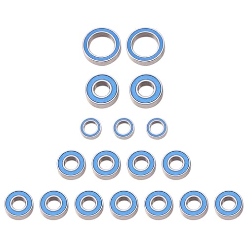 Ronlok Kugellager-Set, versiegelt, aus Gummi, 18-teilig, für CC-01 CC01 1/10 RC Auto, Upgrades, Teile, Zubehör von Ronlok