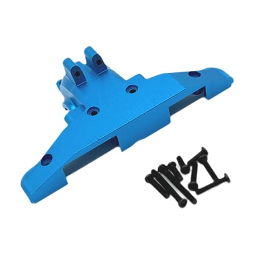 Ronyme 1/16 RC Auto Hintere Getriebeabdeckung Metall Hintere obere Ersatzdifferentialgehäuseabdeckung für 16101 16102 16103 DIY ACCS Fahrzeuge, Blau von Ronyme