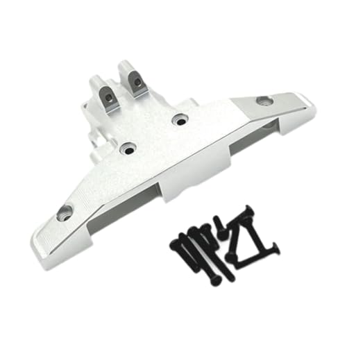 Ronyme 1/16 RC Auto Hintere Getriebeabdeckung Metall Hintere obere Ersatzdifferentialgehäuseabdeckung für 16101 16102 16103 DIY ACCS Fahrzeuge, Silbrig von Ronyme