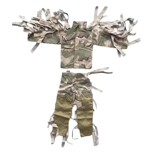 Ronyme 1/6 Maßstab Obermantel mit Hose Uniformanzug Stilvolles Kostüm, Langarmoberteil Uniform für 12 Zoll Verkleidungsmännliche Figuren Zubehör von Ronyme