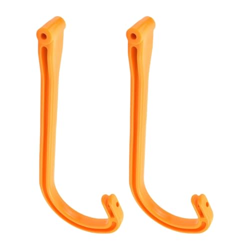 Ronyme 2-teiliges Set mit Skischlaufen und Griffen, professionelles Ersatzset 3639-781 für Schneemobile, Orange von Ronyme