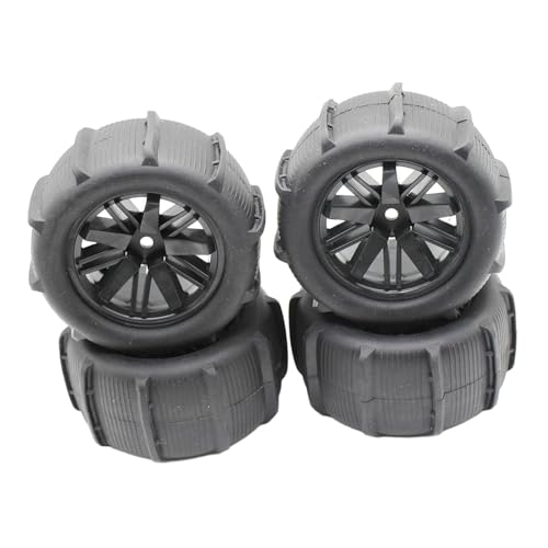 Ronyme 4 Stück 1:14 RC Car Wheels Reifen Ersatz Ersatzteile RC Parts Zubehör für Wltoys 124019 124007 144001 Zubehör von Ronyme