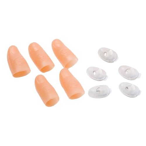 Ronyme 5X Finger Daumen Leuchten Daumen Tipps Trick Zeigen Finger Trick Spielzeug Requisite für Halloween Nacht Party Leistung Zeigen Party von Ronyme