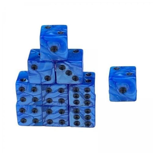 Ronyme 5x10 Stück 6 Seitige Würfel Party Favors D6 Würfel für Tisch Spiel Karte Spiele Karte Spiel von Ronyme