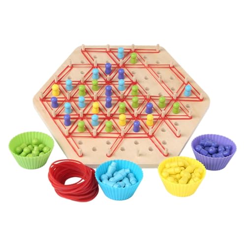 Ronyme Kettendreieck-Schachspiel, Puzzle-Schachspiel, Lernspielzeug, Tischspiel, Mehrspieler-Schach für Kinder für das Familienspiel, von Ronyme