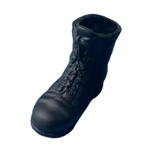 Ronyme Kurze Stiefel im Maßstab 1:6, Arbeitsstiefel, stilvoller, lässiger Stiefel zum Schnüren, Miniatur-Figurenkostüm für 12-Zoll-Männerfiguren, Accessoire von Ronyme