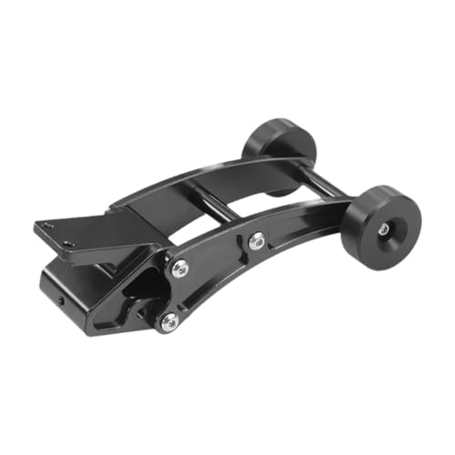 Ronyme Metall-Heads-Up-Rad-Upgrades, einfach zu installierendes, verstellbares RC-Wheelie-Bar-Teil aus Legierung für Crawler Maßstabfür 1:14, 14209, Schwarz von Ronyme