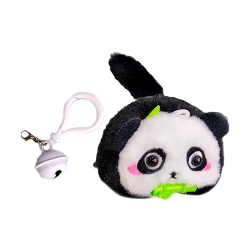 Ronyme Panda-Plüschtier, Panda-Puppe, Schlüsselanhänger, Ornament, neuartiger Panda, Stofftier, Zugschnur, Panda-Schlüsselanhänger für Partygeschenk, von Ronyme